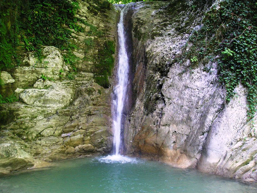33-метровый водопад в Туапсе